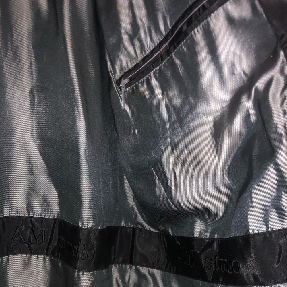 Andrew Marc AM Studio black overcoat M - Picture 5 of 8